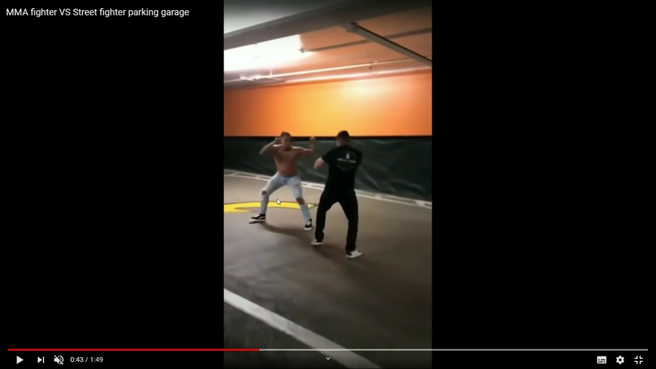 MMA vs Street Fighter: The Parking Garage