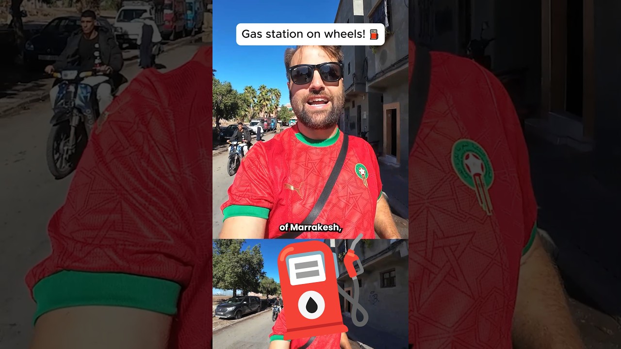 Morocco has gas stations on wheels! 🇲🇦