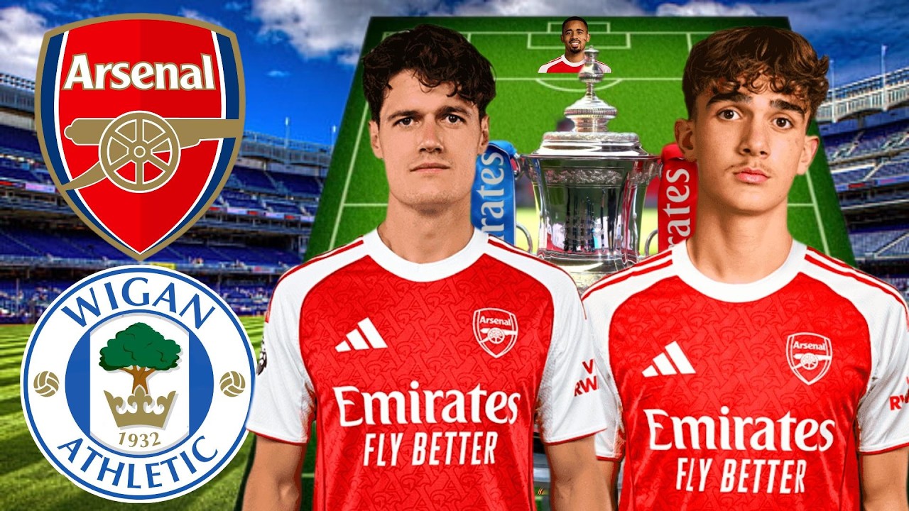 Arsenal possible line-up against Wigan Athletic
