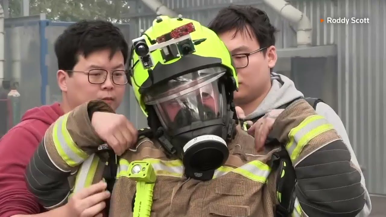 AI helmet helps firefighters 'see' through smoke