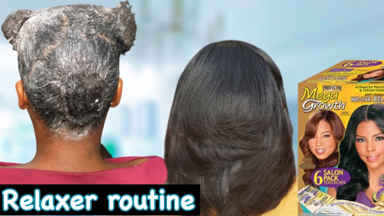 Updated HEALTHY RELAXER DAY ROUTINE 2020 | how to have long healthy relaxed hair | relaxed hair 2020