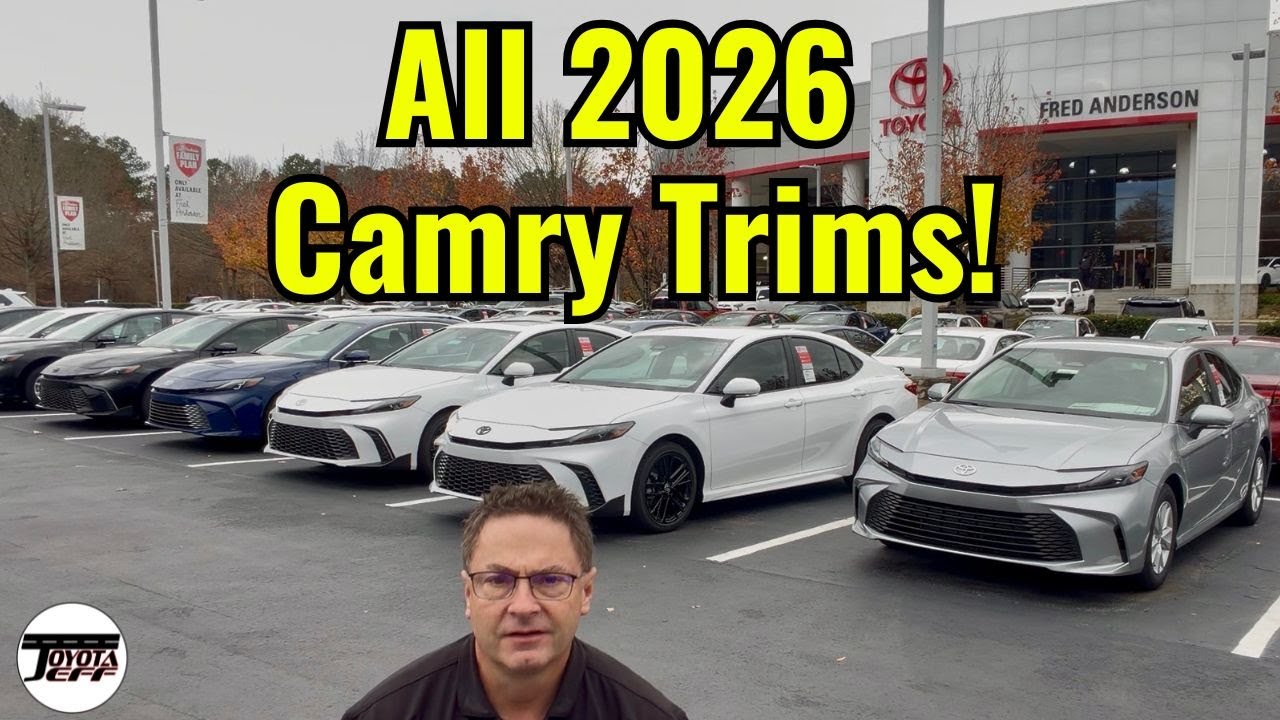 Сравнение всех комплектаций Toyota Camry 2026 года! Что нового в 2026 году?
