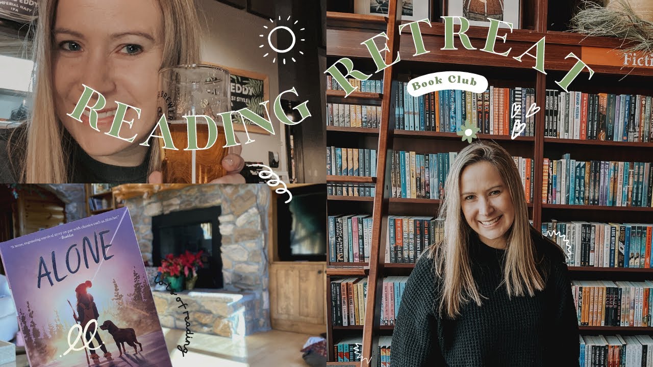 Reading Retreat 2023 | I rented a cabin with my book club and we actually read | Reading Vlog