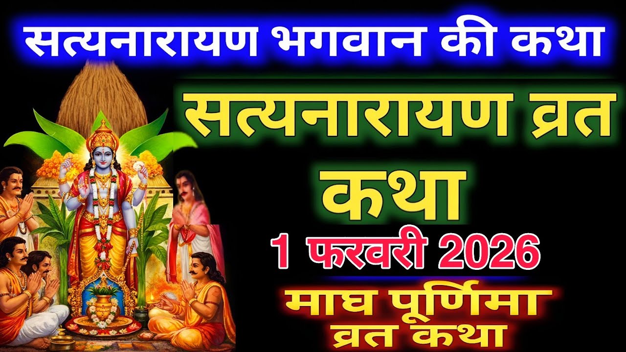 सत्यनारायण कथा  Satyanarayan Katha  Purnima Vrat Katha || Satyanarayan vrat katha
