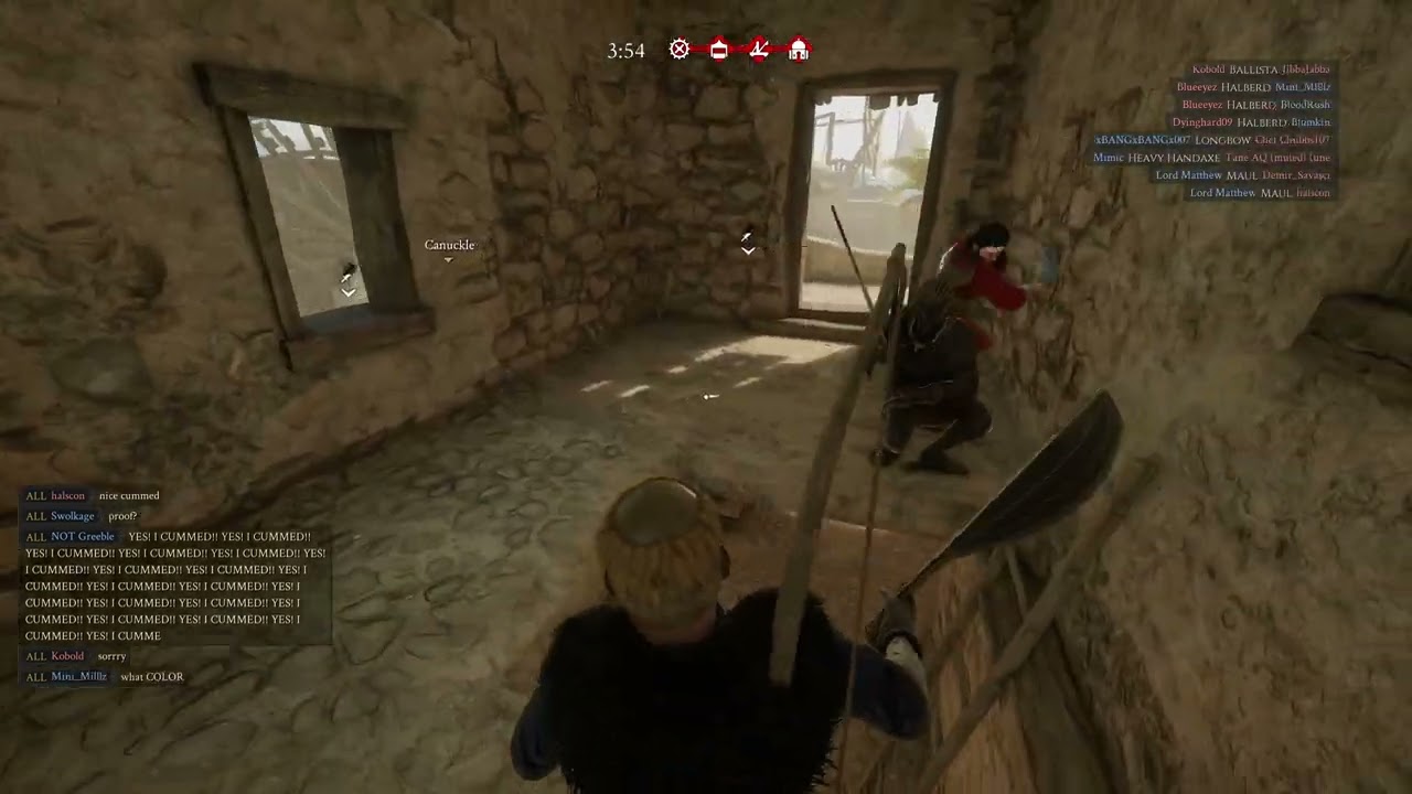 Mordhau Level 200 Bard vs Level 5 Default Archer