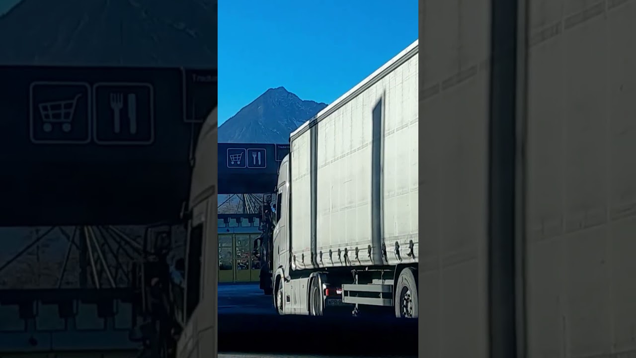 Sattelzug Retourgang