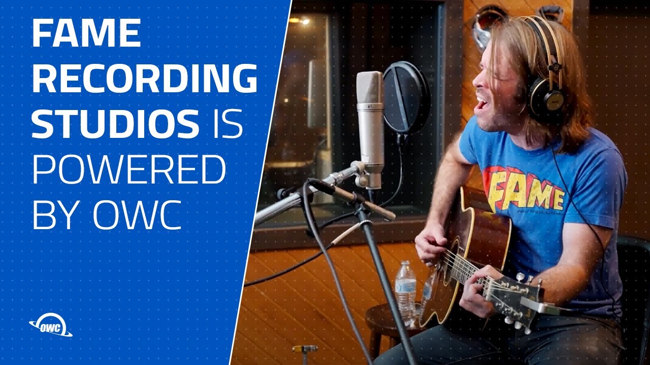 Music Production at Legendary Fame Recording Studios with OWC Solutions