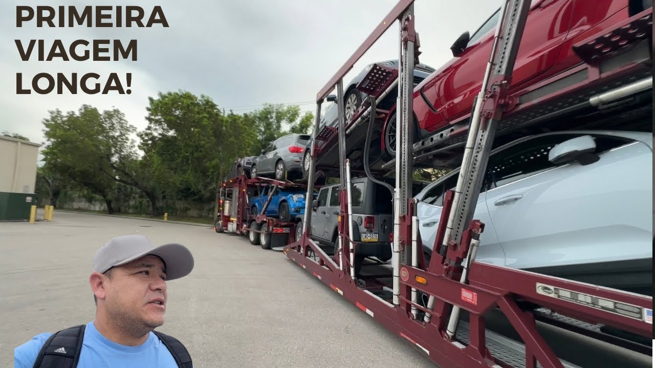 PRIMEIRA VIAJEM LONGA COM CAMINHÃO NOVO