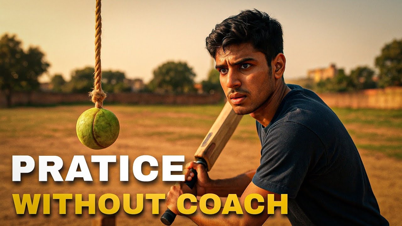 How to Practice if You Don&rsquo;t Have a Coach or Cricket Academy?
