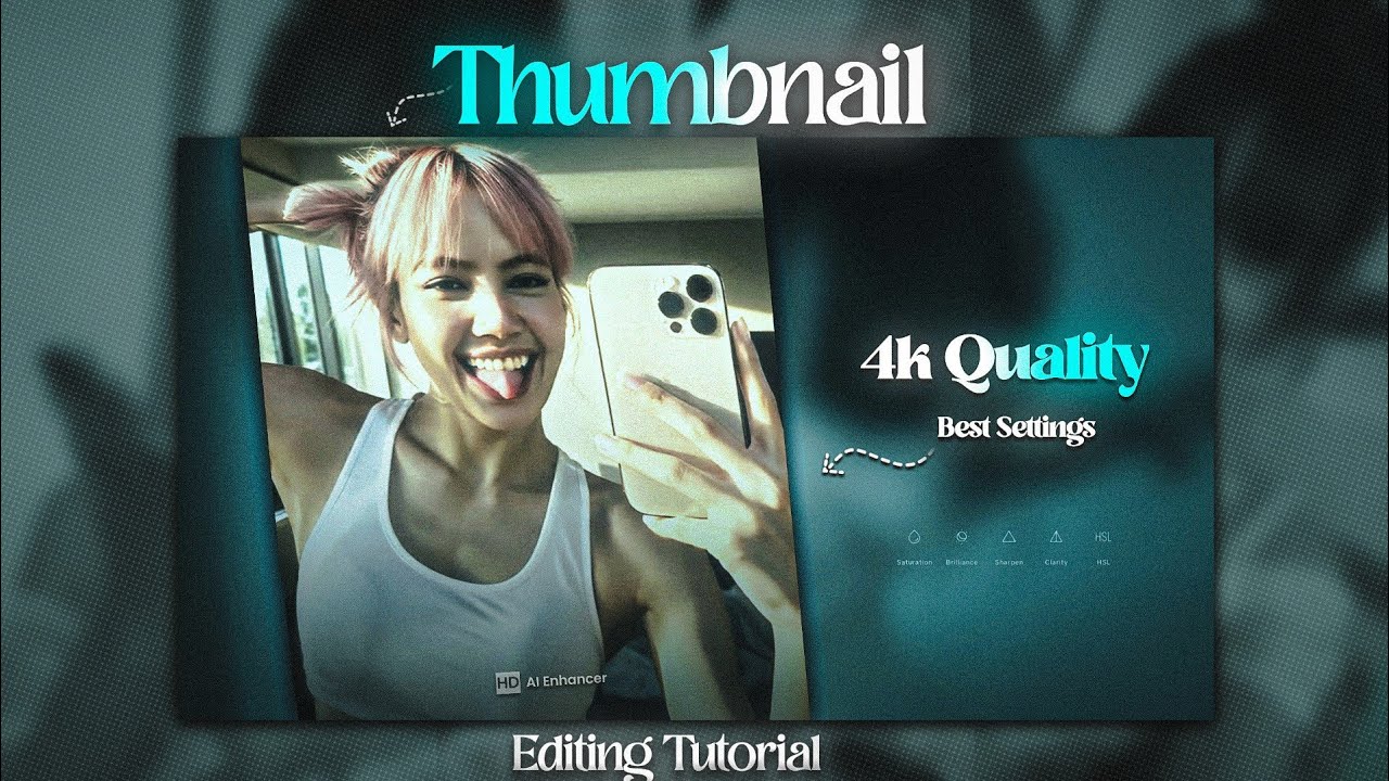 How to Make thumbnail like @editwithbk  on mobile pscc
