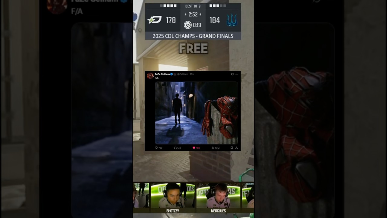 CELLIUM DROPPED FROM FAZE 😳