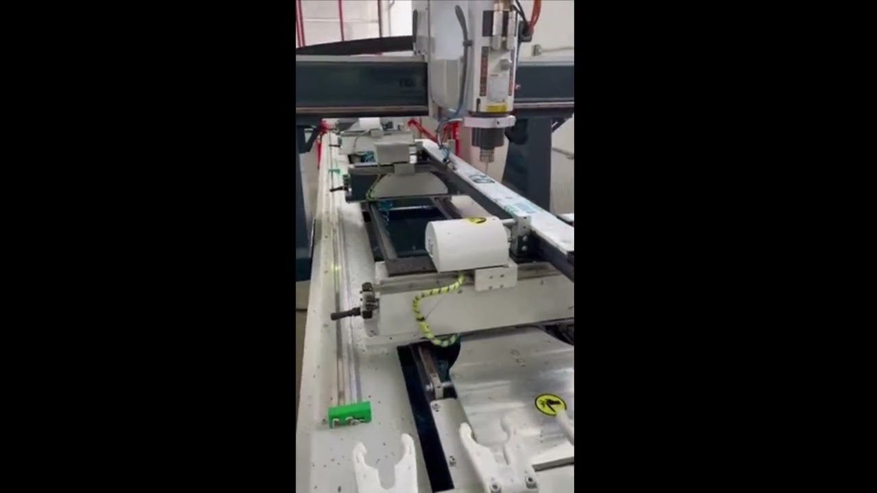 4 Axis CNC Aluminium Processing Center | Industrial Machine #Shorts