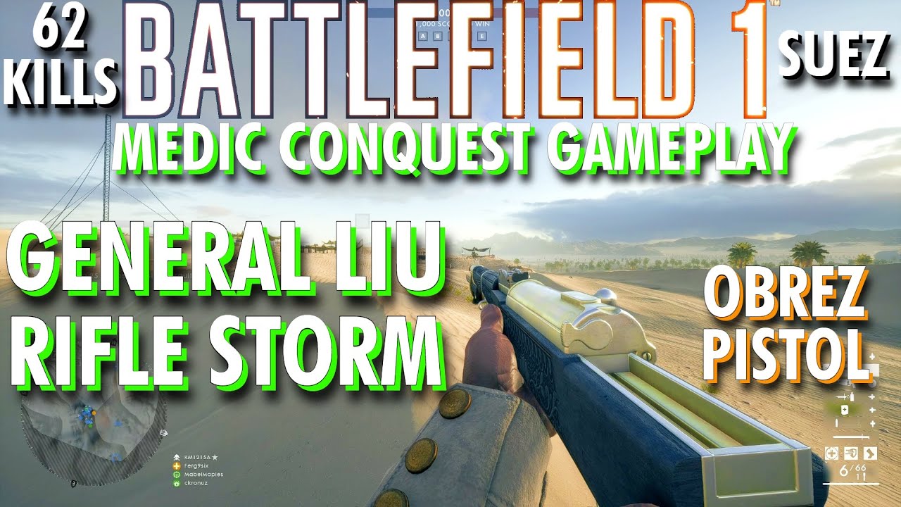I Tried To Leave No Man Left Behind... General Liu Gameplay - Battlefield 1 Conquest No Commentary