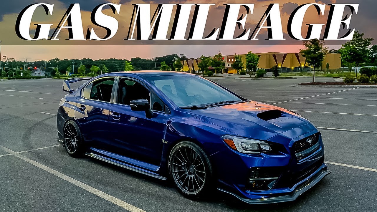 Subaru STI Gas Mileage Explained | MPG | POV driving