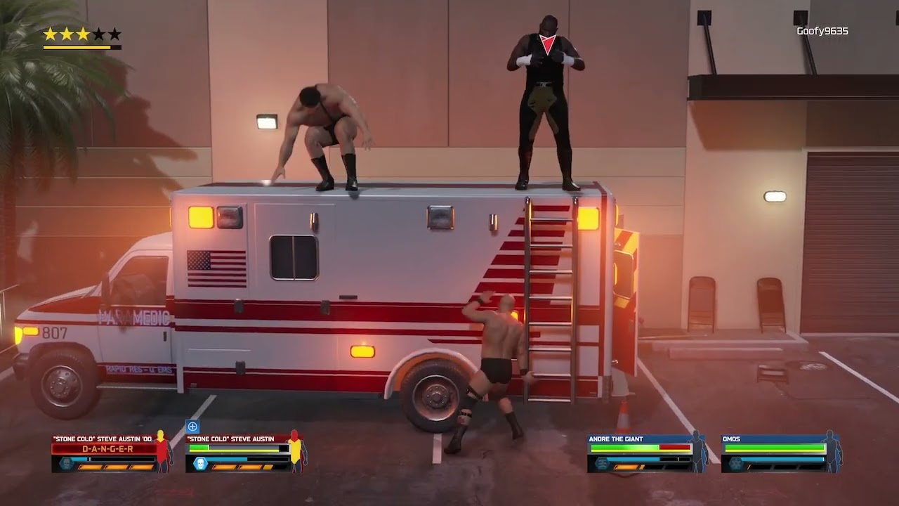 NXT parking lot brawl in wwe 2k25