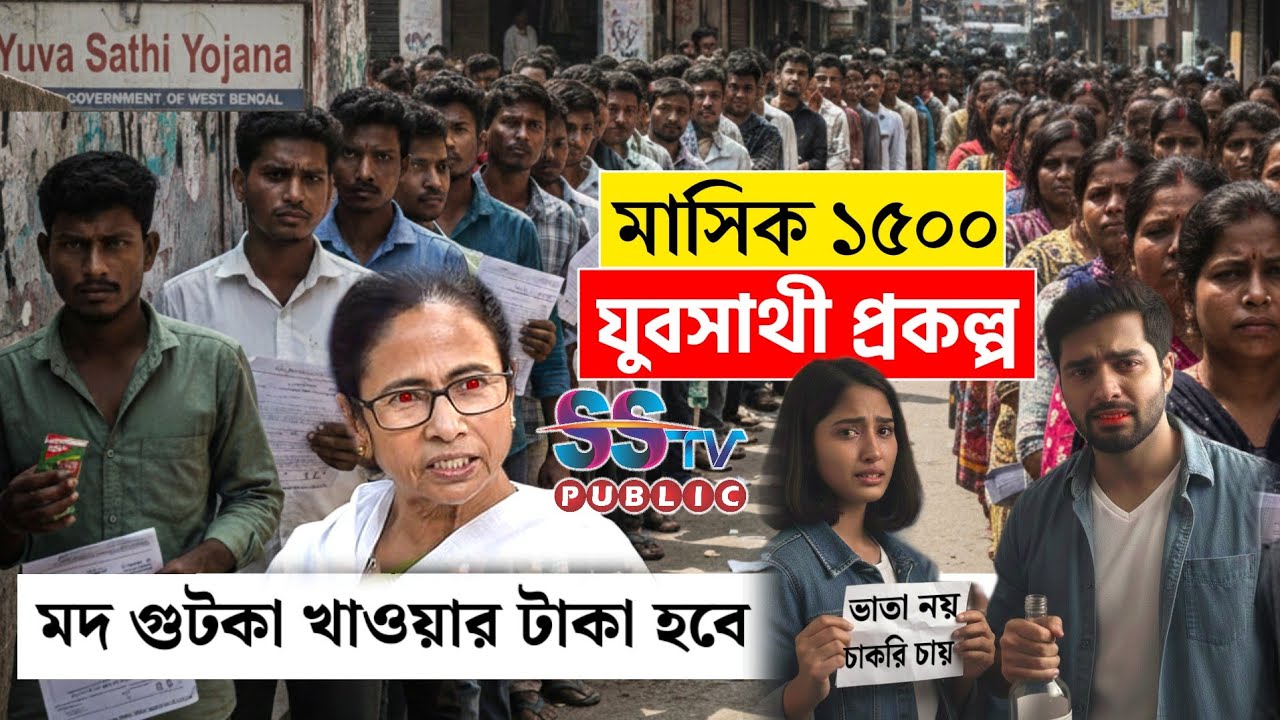 মদ গুটকা খরচের টাকা হবে! EMI এ মোবাইল কিনবো! দামি বাইকে চড়ে যুব সাথীর ফর্ম ফিলাপ!