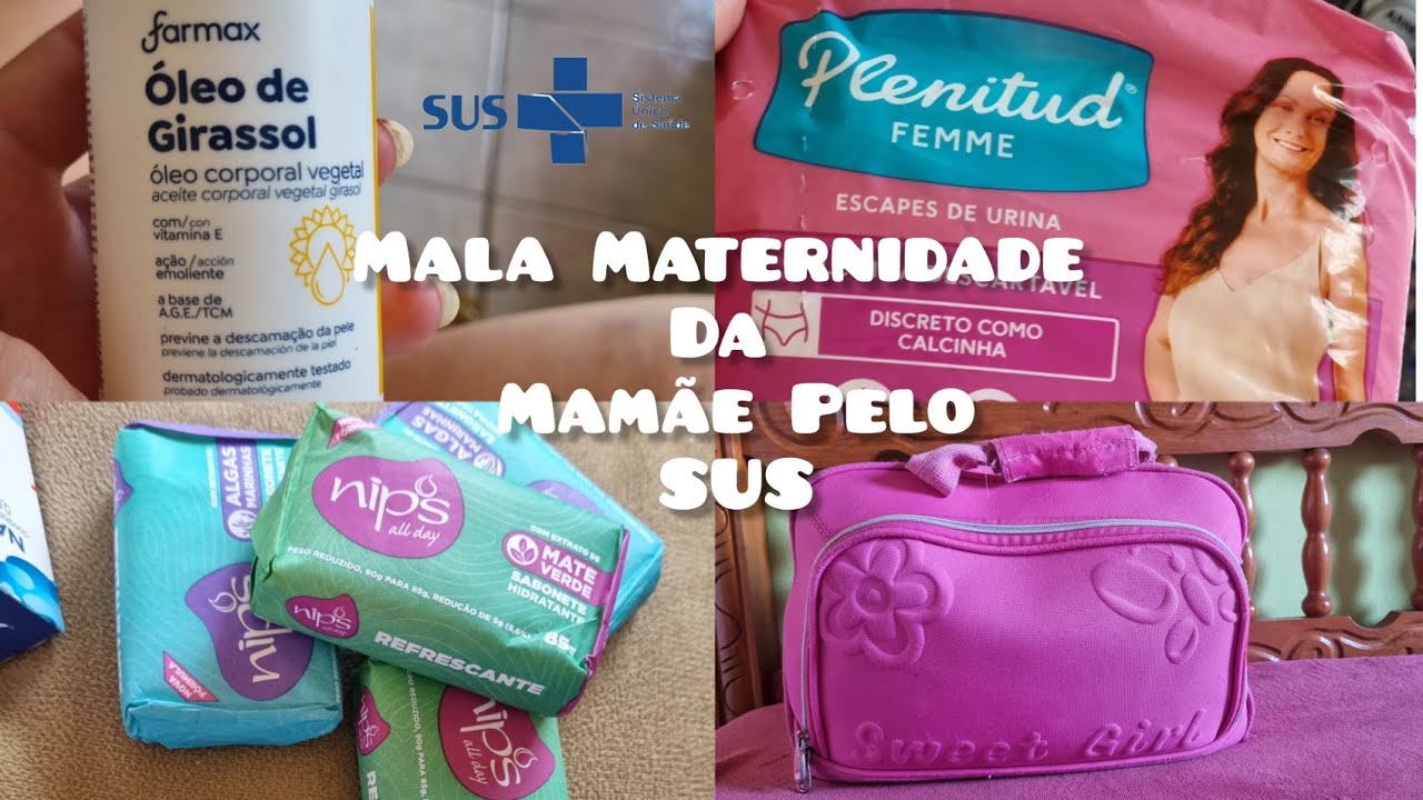 MALA MATERNIDADE DA MAMÃE PELO SUS - 37 SEMANAS - MAMÃE DE 3 VIAGEM - REMÉDIOS - ALERGIAS