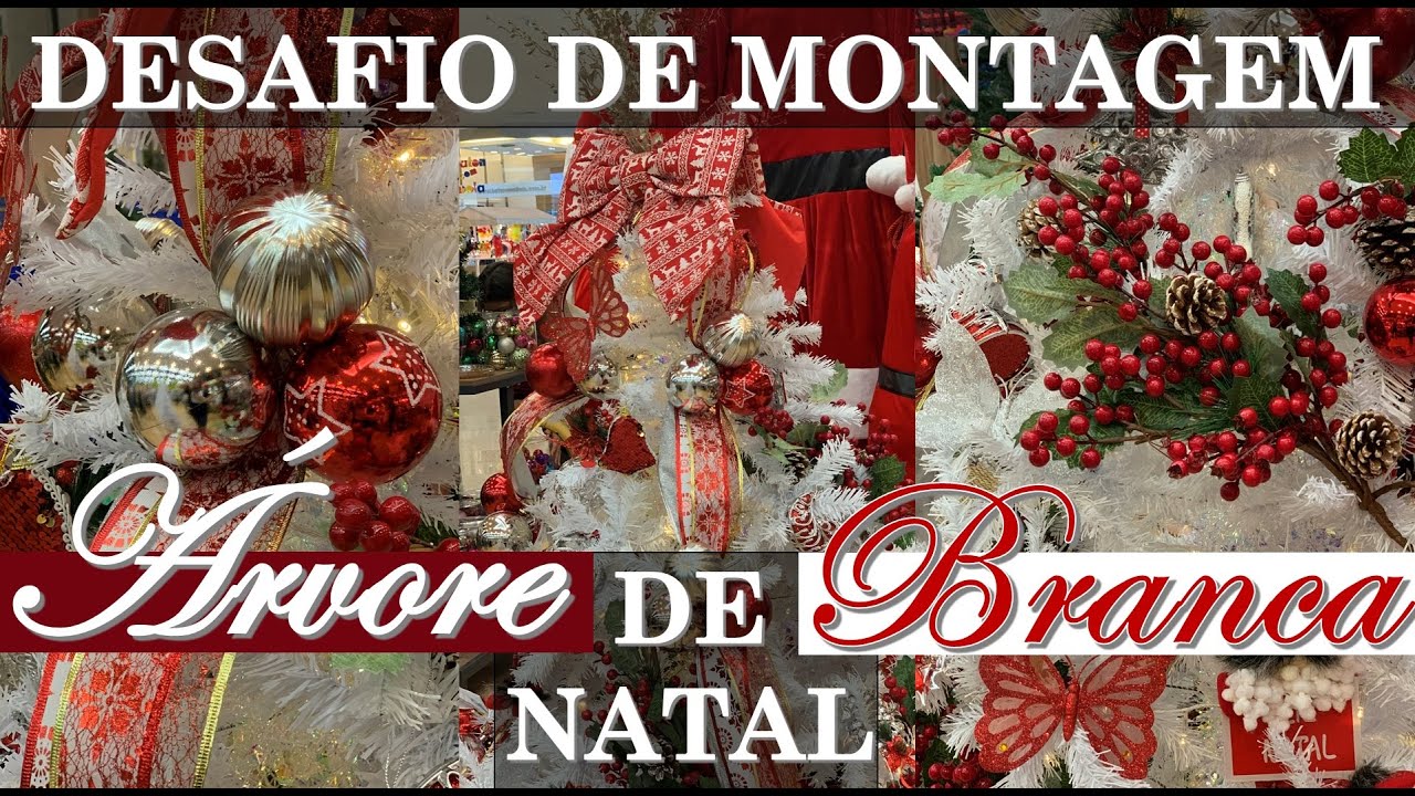 MONTAGEM DE ÁRVORE DE NATAL BRANCA | DESAFIO ISKISITA ATAKADO