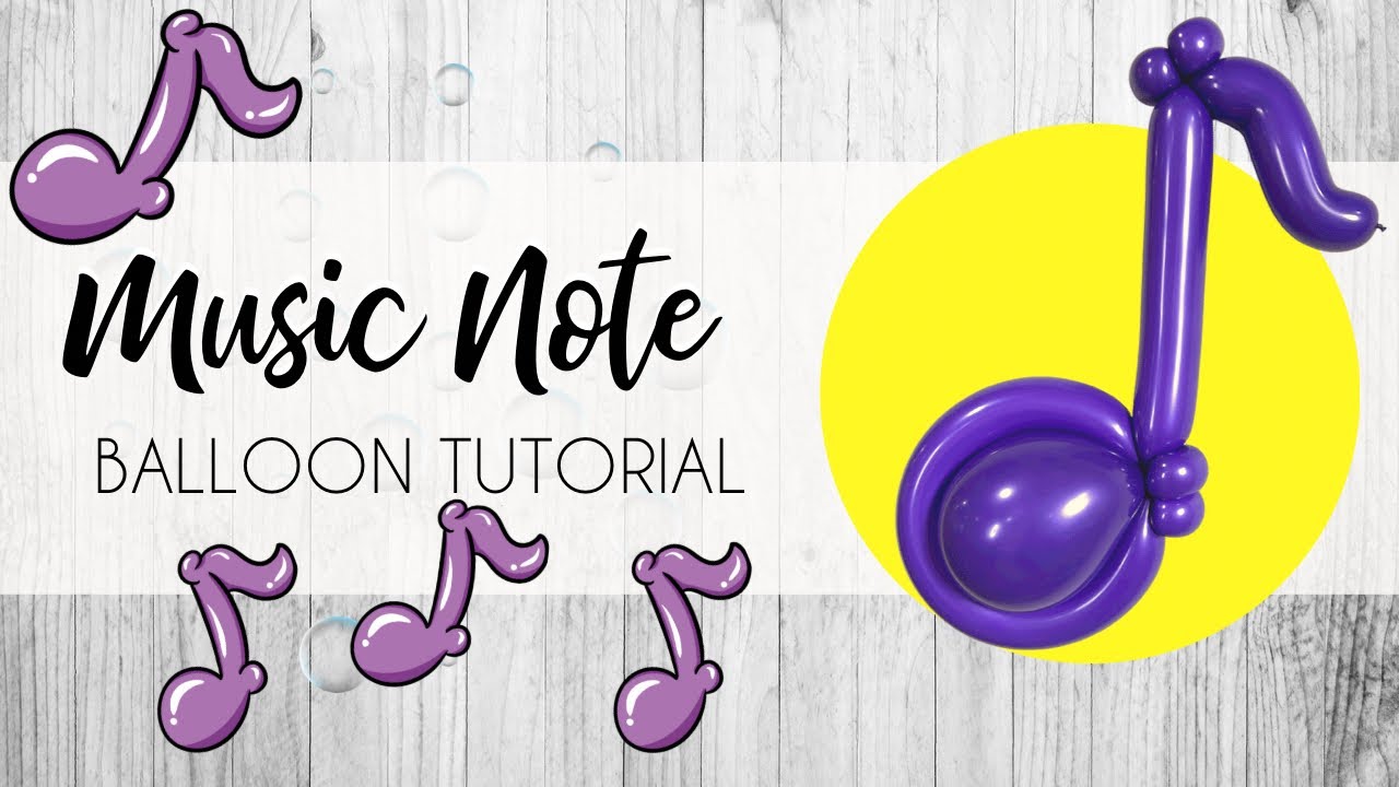 Music Note Balloon Twisting Tutorial