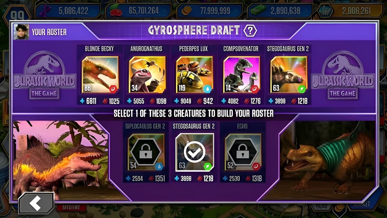 INDORAPTOR VS MEGALOCEVIA ANNIVERSARY TOUR PACK | JURASSIC WORLD THE GAME