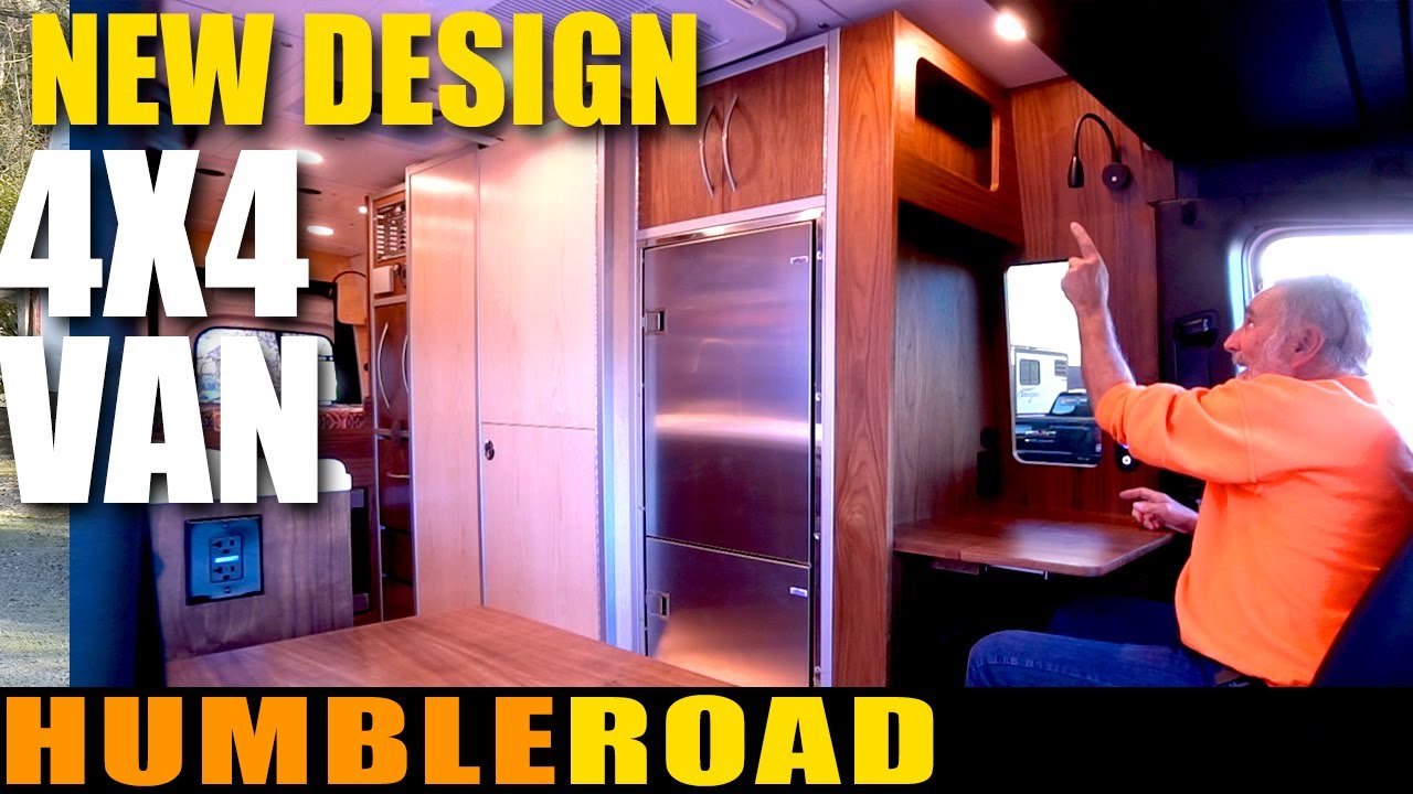 New 4x4 luxury van conversion by Humble Road. The yacht-like Roxie van tour is packed with features!