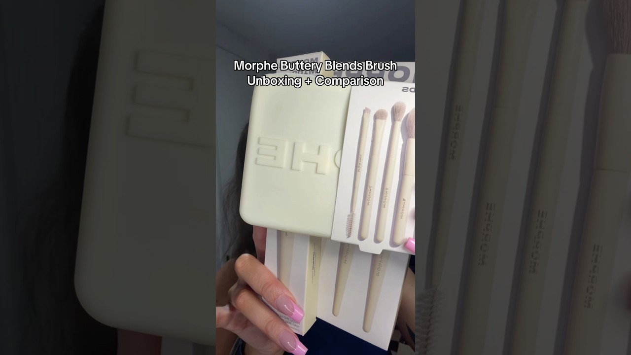 Morphe Buttery Blends Makeup Brush Collection 💛 Unboxing + Comparison