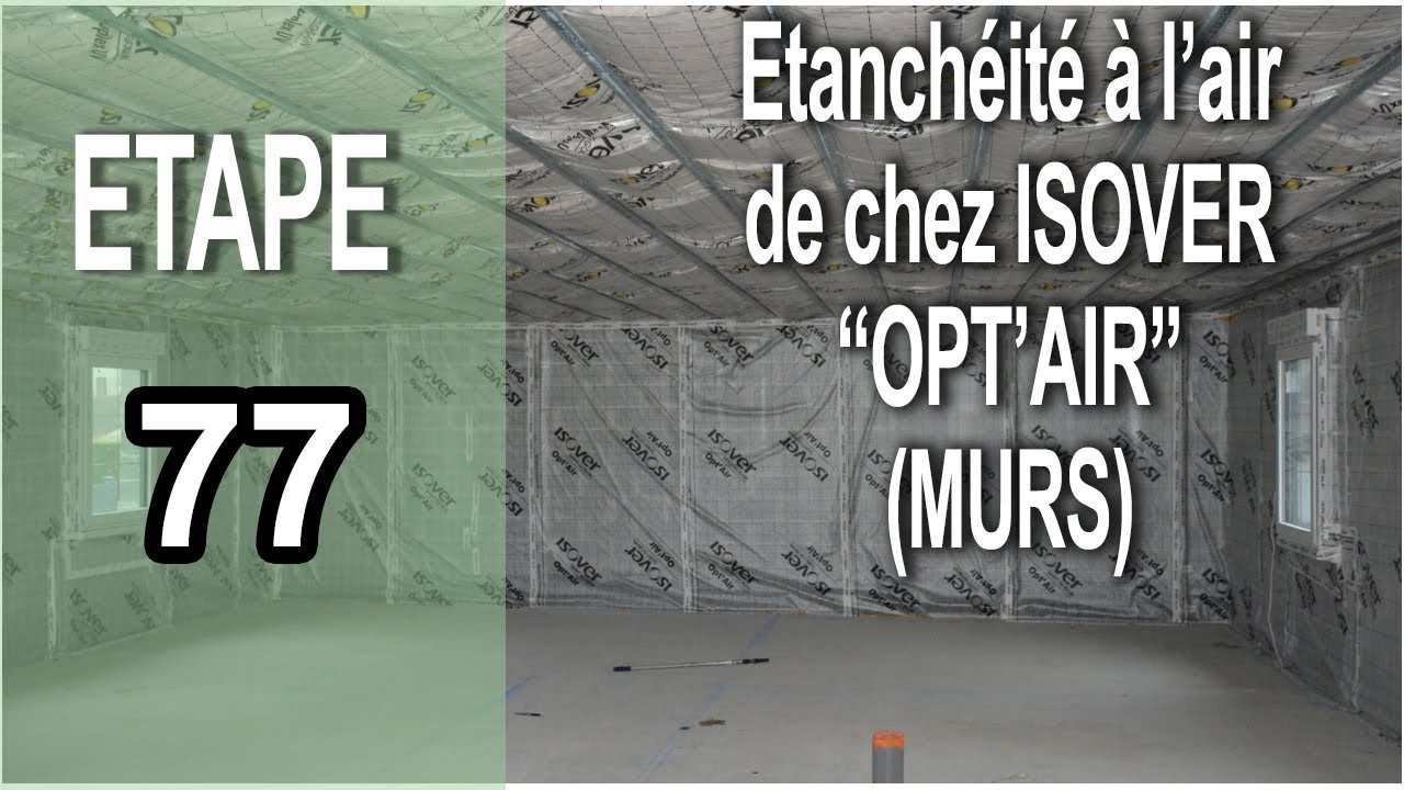 Poser une membrane d'étanchéité à l'air (ISOVER) - Etape 77