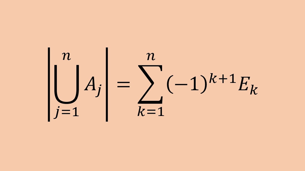 2.5 Inclusion-Exclusion (Discrete Mathematics)