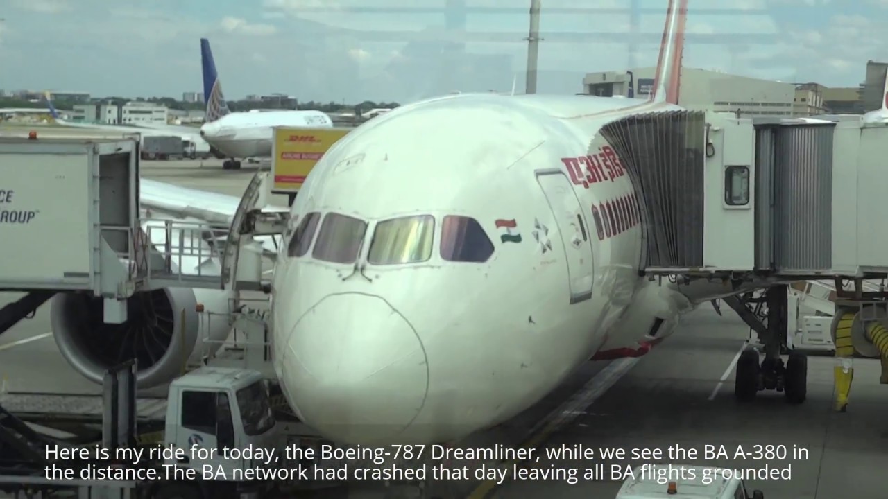 Air India 130 London Heathrow to Mumbai Boeing-787 flight experience