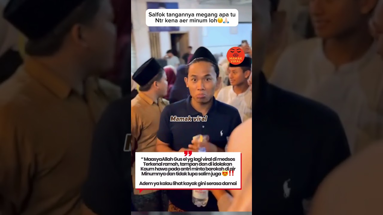Viral gus el yg tampan selalu ramah ke jamaah wanita dan sopan #beritaviral #shortsviral #trending