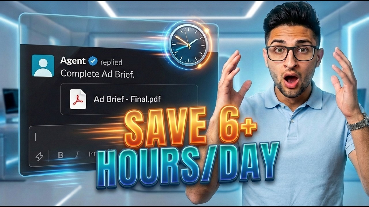 How I Save 6 Hours Every Day (My Custom Agent Workflow)