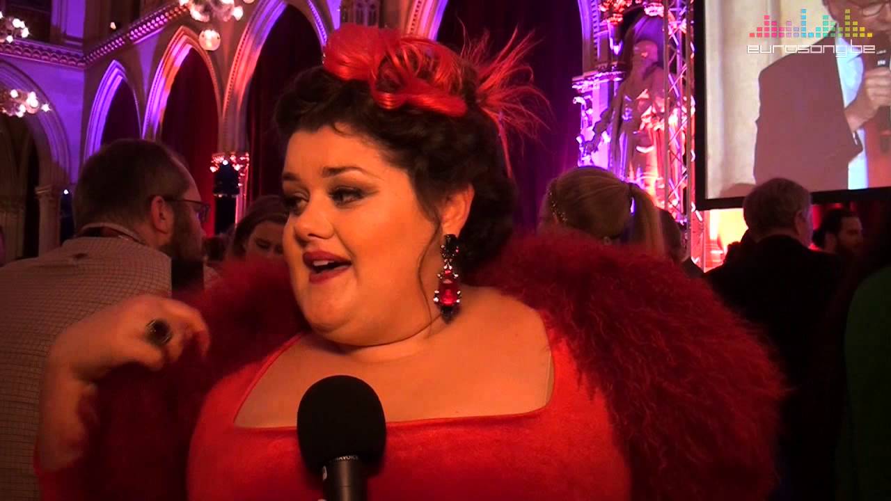 Interview Bojana Stamenov at the Eurovision 2015 opening reception - Serbia