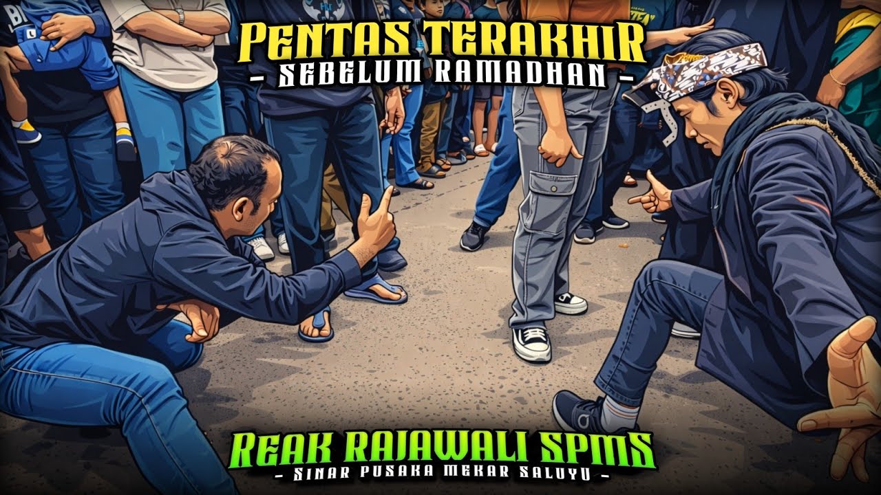Pentas terakhir sebelum puasa💥Reak Rajawali Spms dicipagalo🔥BALADNA MAMG IPIN