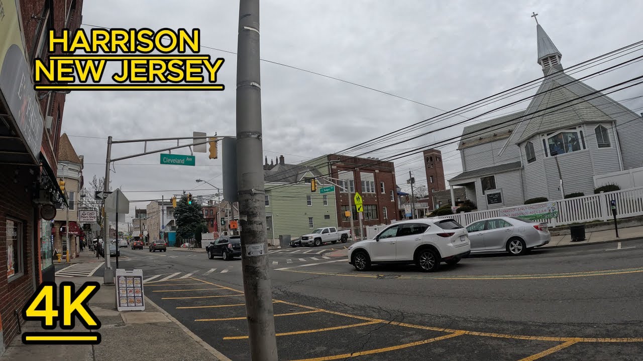 EXPLORING HARRISON NEW JERSEY [4k] USA !!!