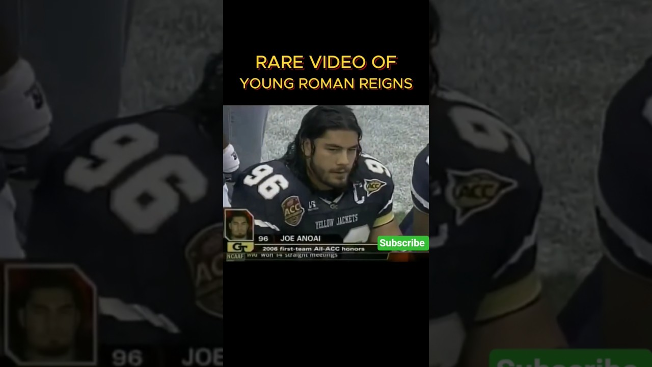 Roman Reigns The Football Player ☝🏼❤️