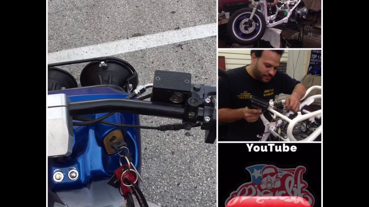 Scooter Honda ruckus 🚀 Custom wiring harness 