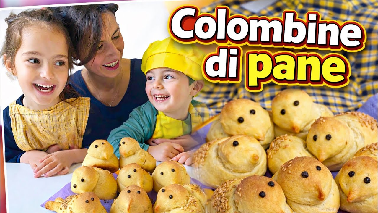 🌸 Come Fare le COLOMBINE DI PANE Morbide e Profumate per Pasqua e Pasquetta! 🕊️
