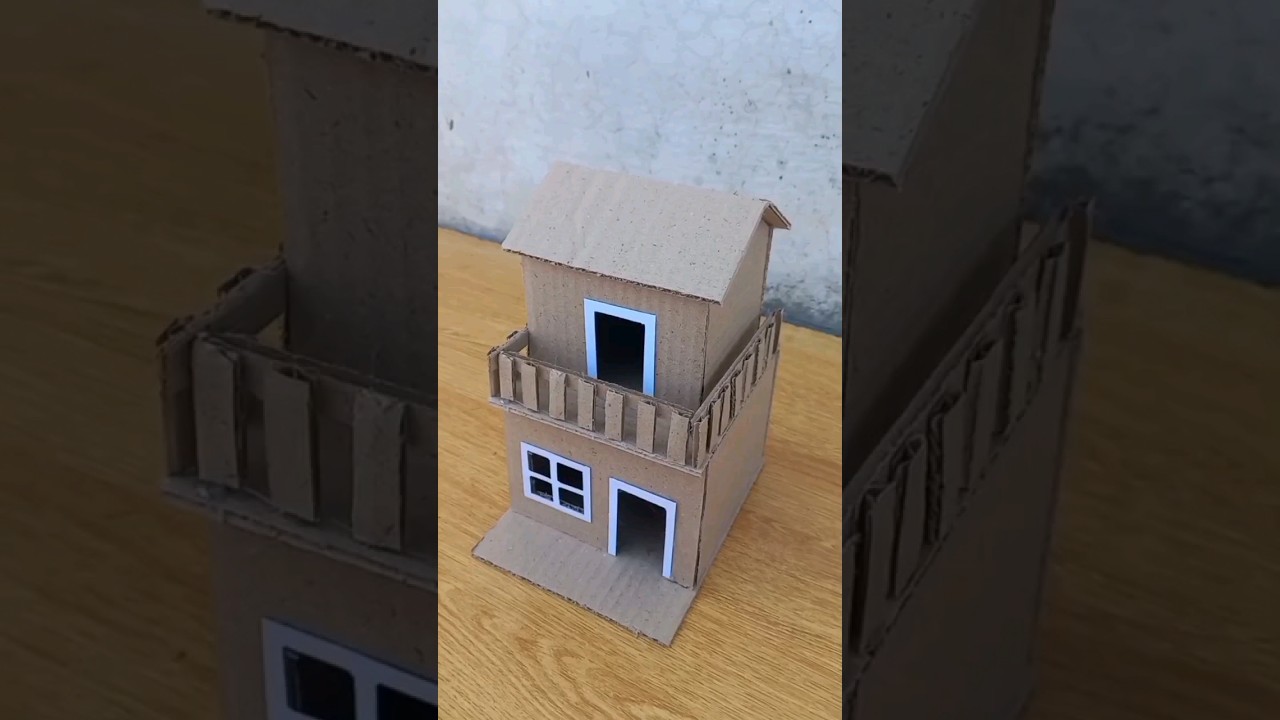 #Mini cardboard House