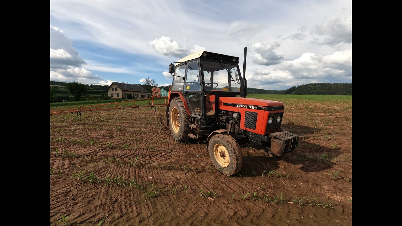 Farmařův VLOG 22# Zetor 7211 postřik kukuřice