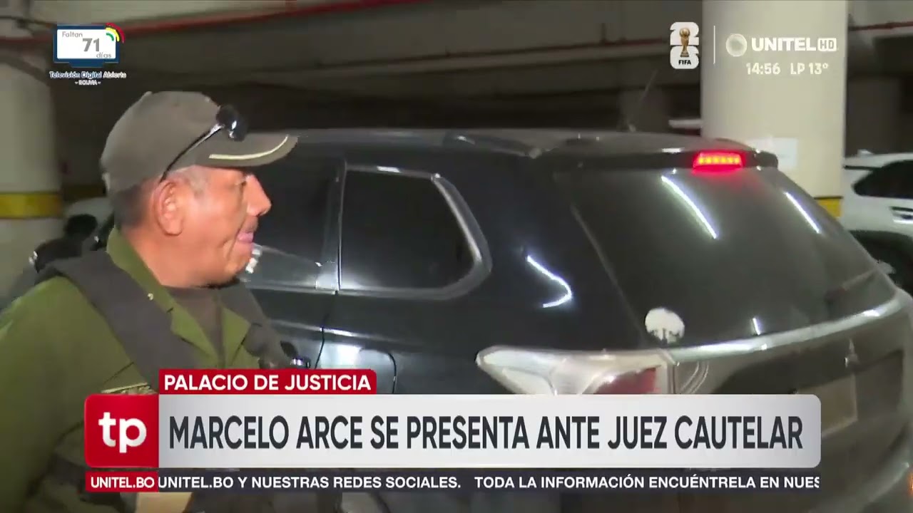 Marcelo Arce, hijo del expresidente, es puesto ante el juez de audiencia cautelar