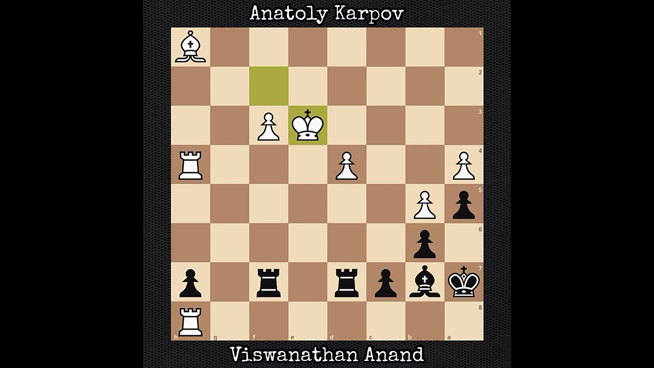 Anatoly Karpov vs Viswanathan Anand | Cap d'Agde, France (2003)