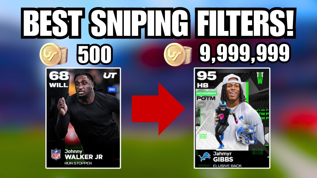 6 BEST SNIPING FILTERS IN MADDEN 26 ULTIMATE TEAM!