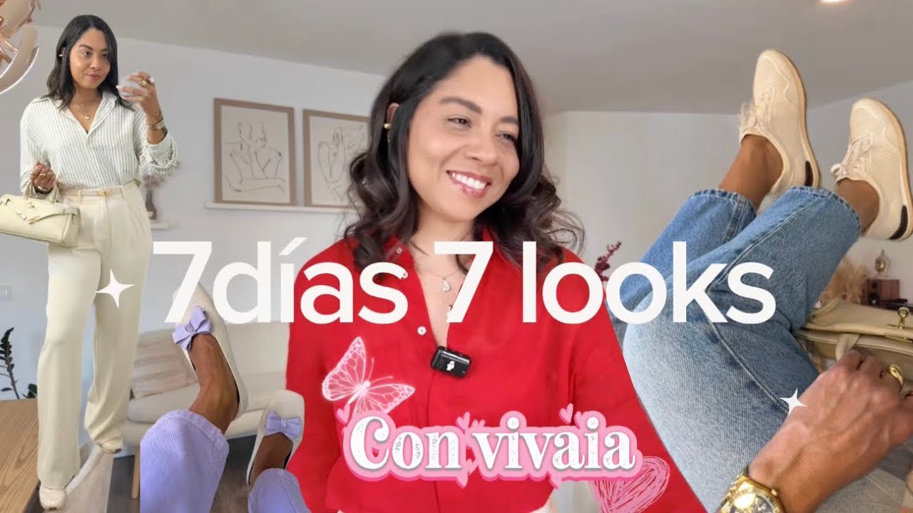 7 DÍAS 7 LOOKS CON VIVAIA Primaverales Elegantes y Casual Chic 🌸 || @Lua_style 