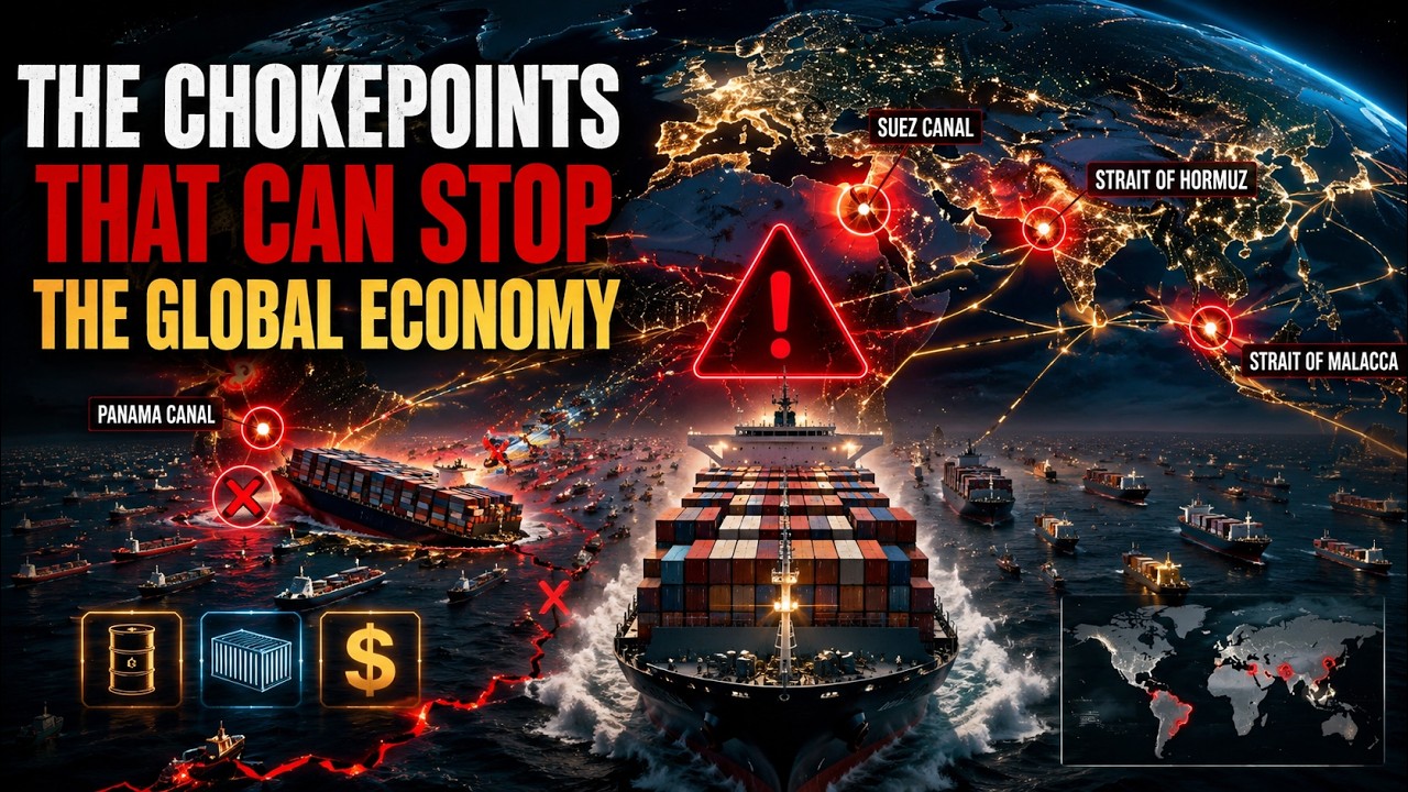 The Chokepoints That Can Stop the Global Economy | World's Most Strategic Waterways
