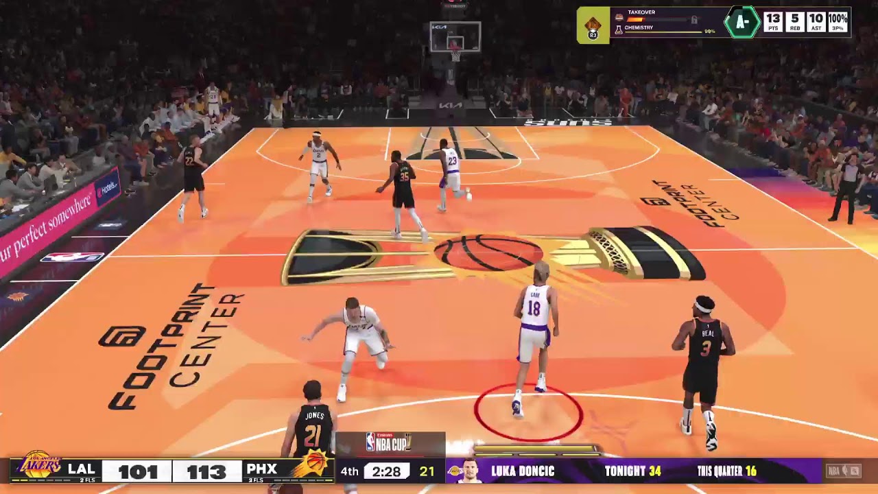 Playing along Lebron James as rookie with 62 Overall 
