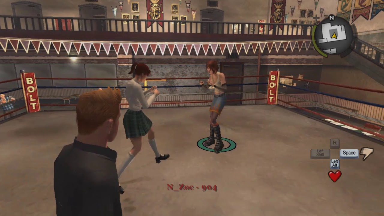 Bully SE: Christy (800 HP) vs. Zoe (1000 HP)