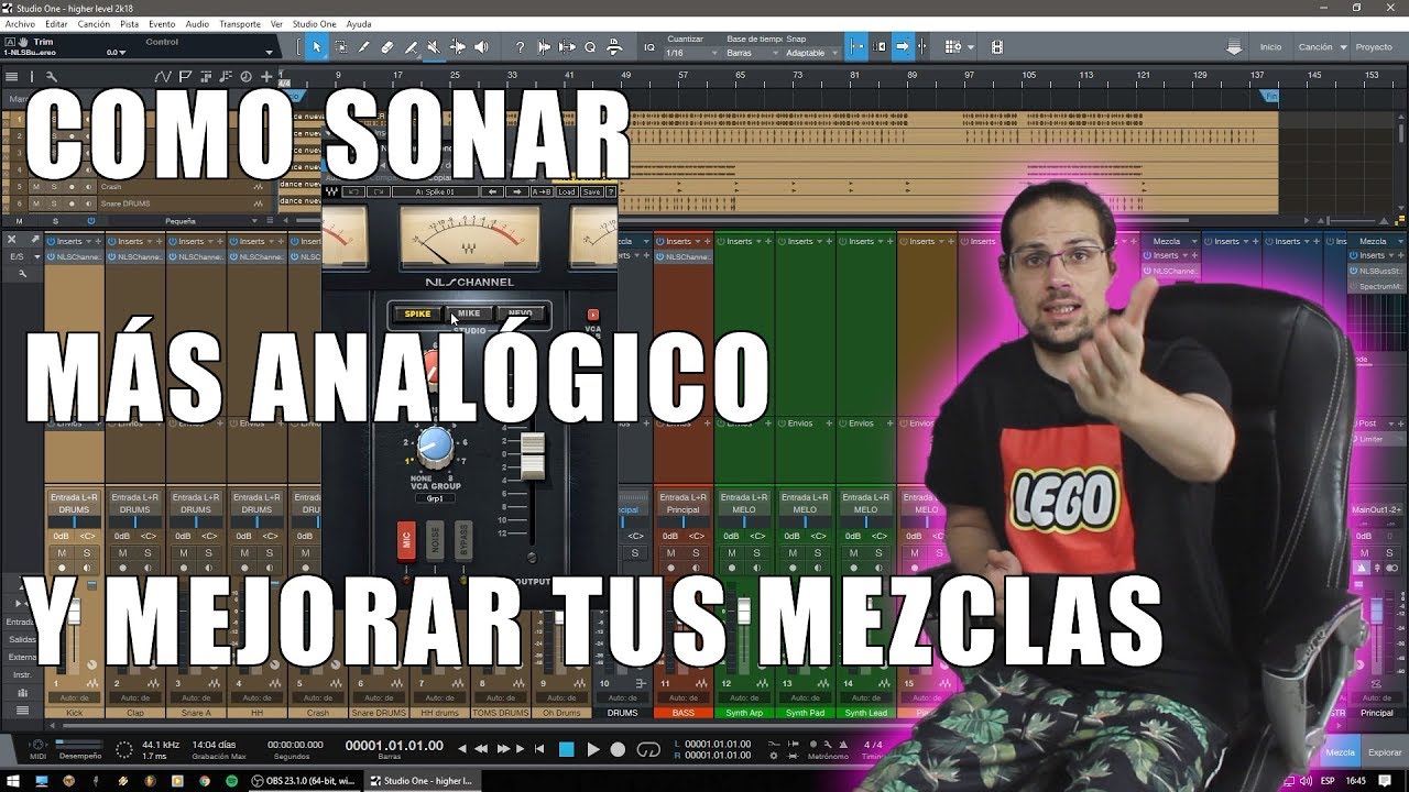 TUS MEZCLAS CON SONIDO MÁS ANALÓGICO (WAVES NLS CHANNEL/BUSS)