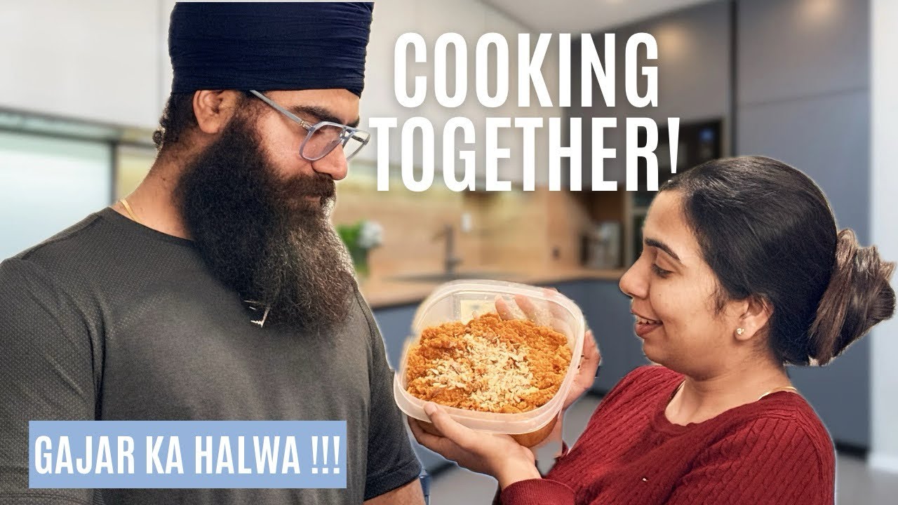 Cooking with My Husband | Gajar Ka Halwa Vlog