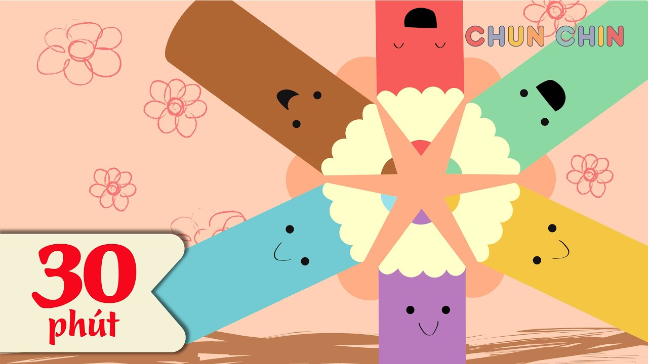 Bé làm hoạ sĩ | Liên khúc nhạc thiếu nhi hay nhất | Chun Chin