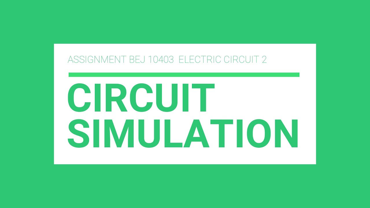 RLC Natural Response and Smoothing Circuit Simulation